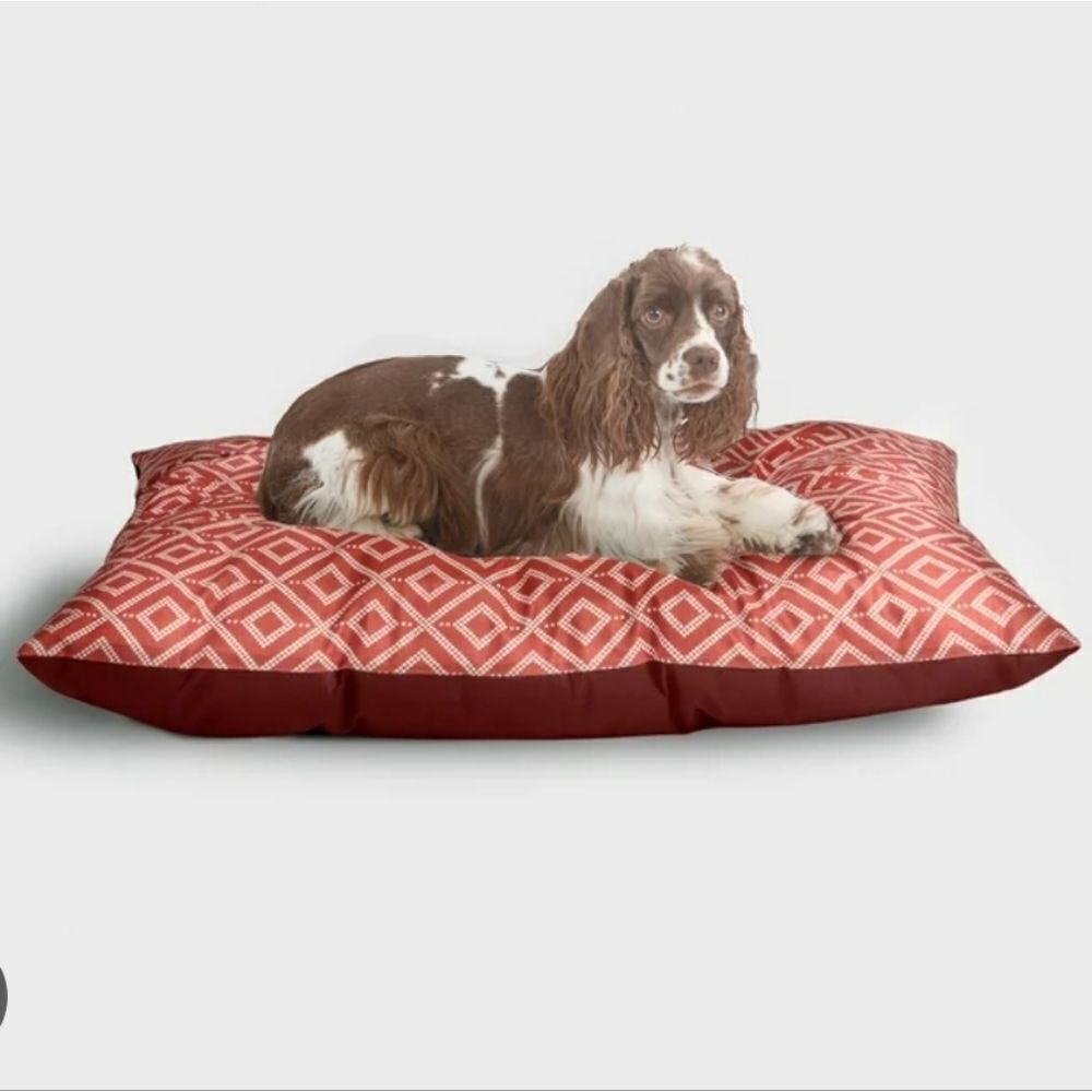 Vibrant Life - Red medium pet bed - New